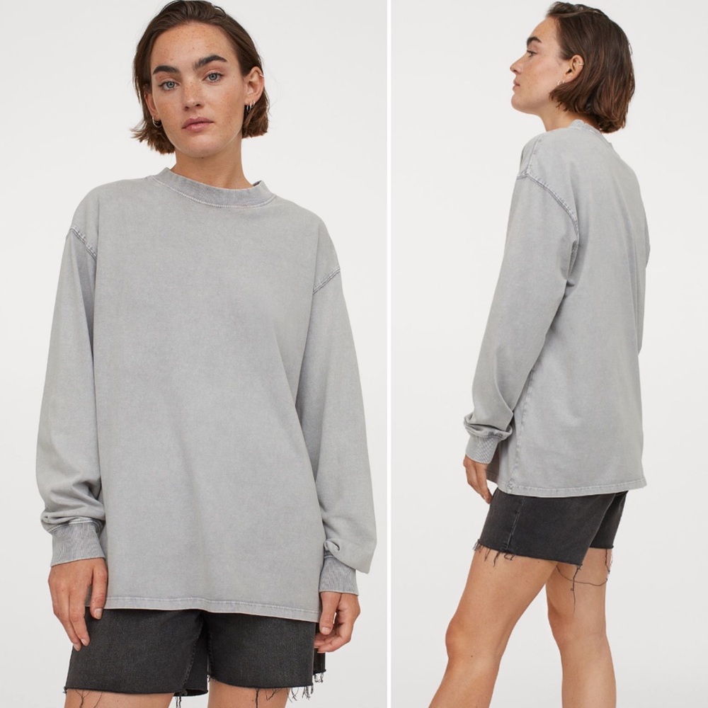 DIVIDED LONG SLEEVE TEE